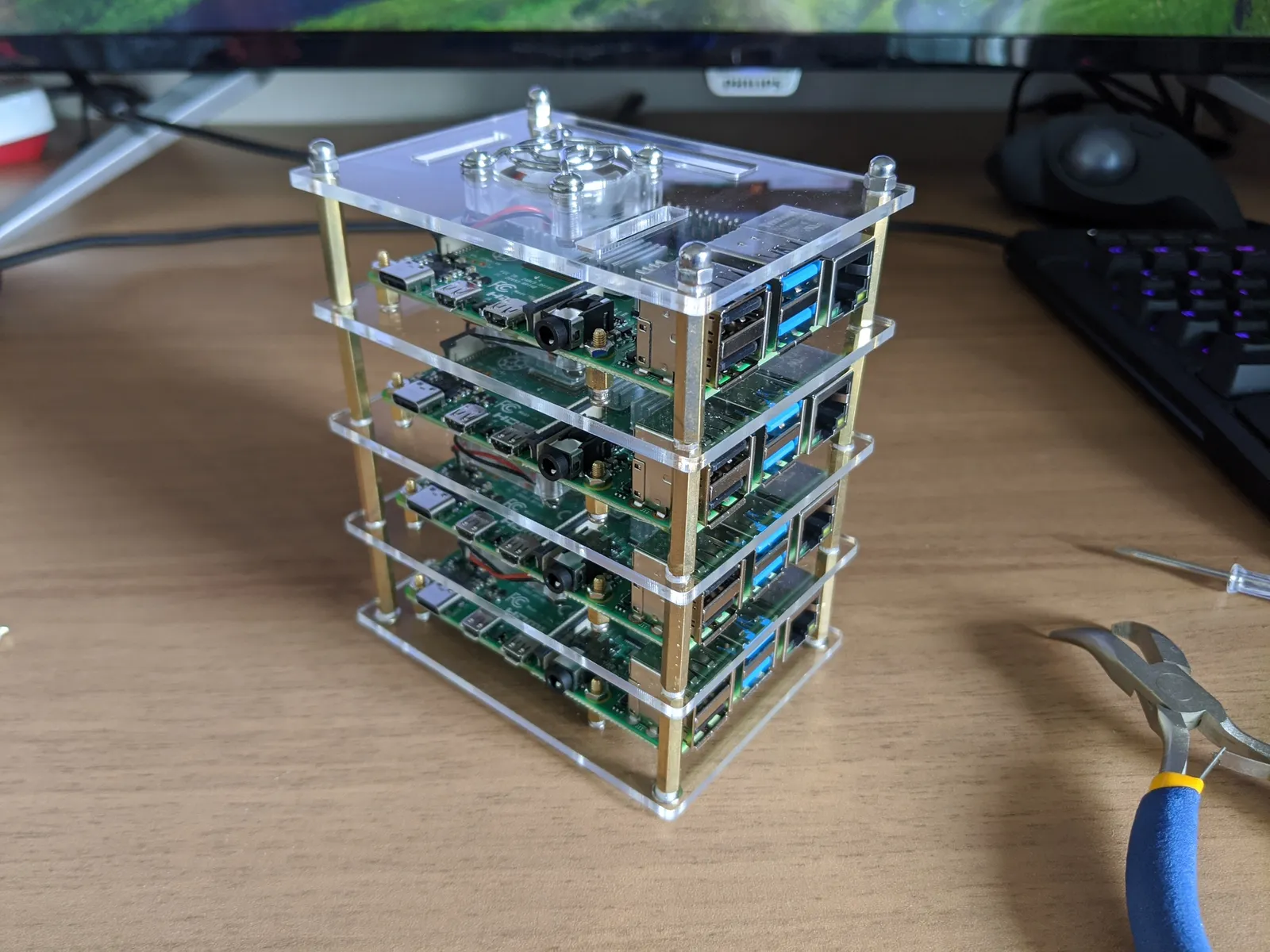 non cabled rack